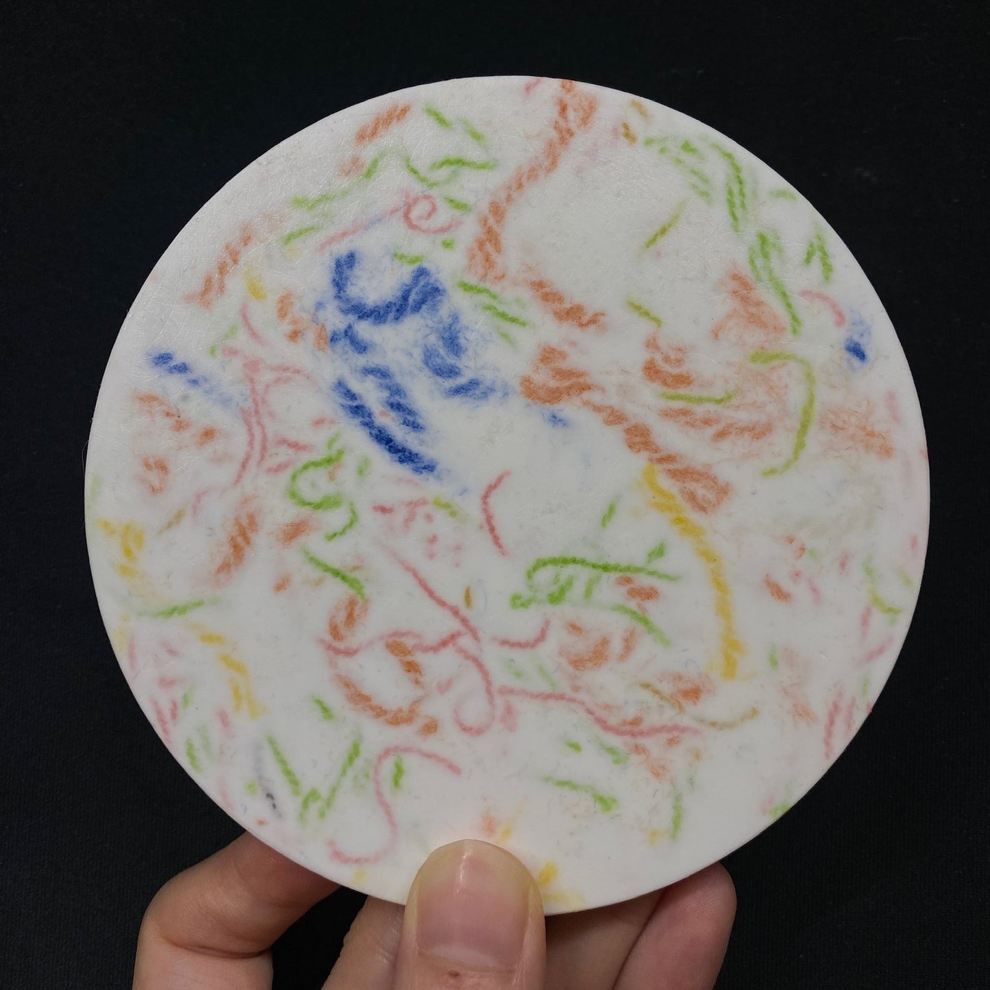 Customized Recycled Yarn Resin / Eco-Resin Coaster Add-On