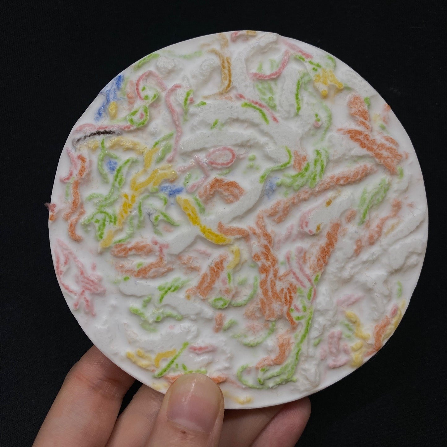 Customized Recycled Yarn Resin / Eco-Resin Coaster Add-On